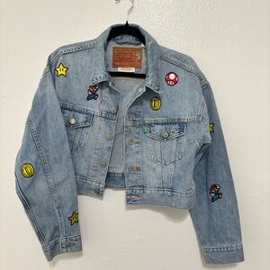 Levi's x Super Mario Patch Denim Trucker Jacket